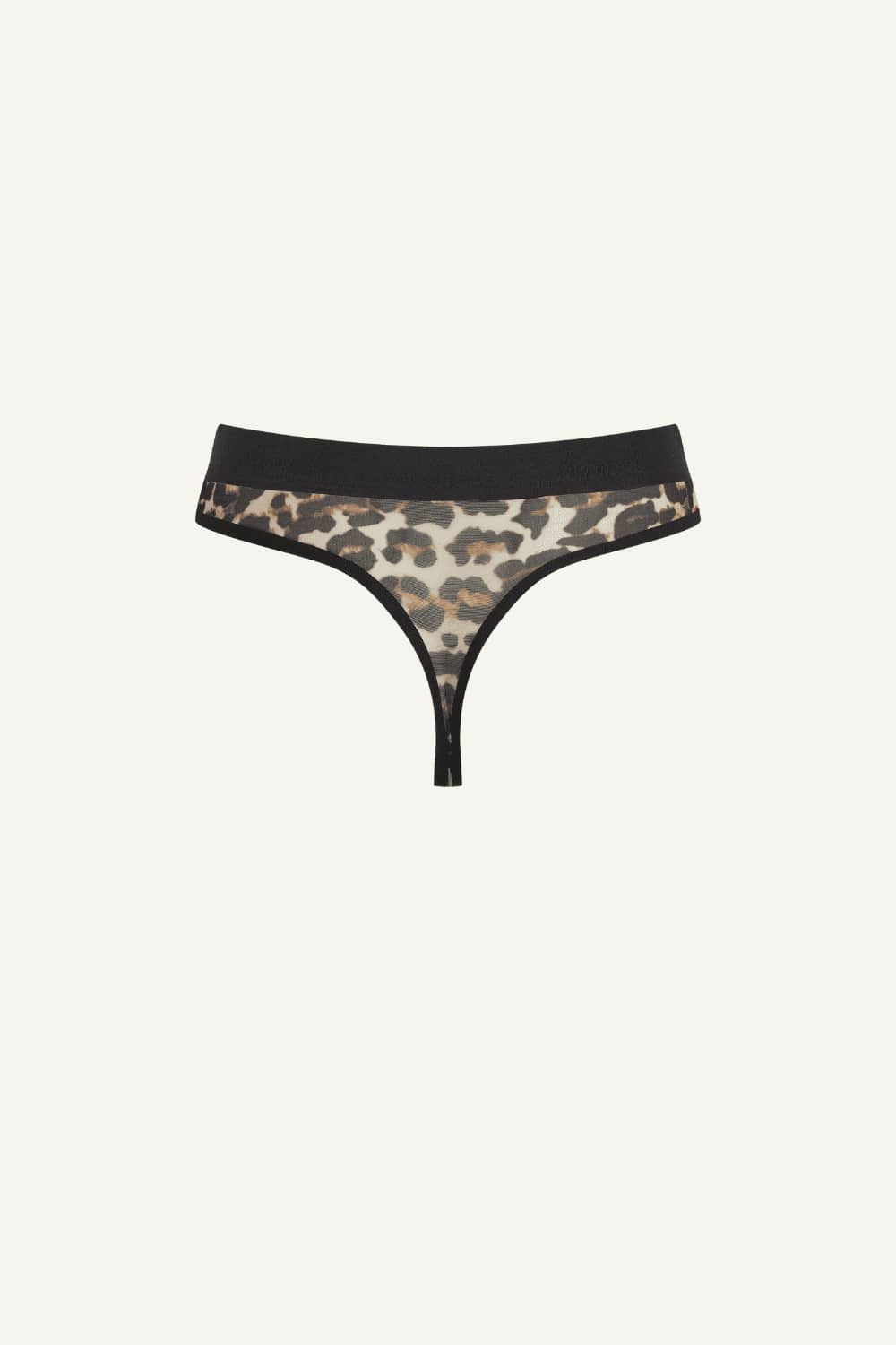 Zo Zachte Mesh String - Luipaard