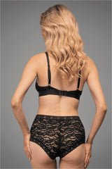 Stretch Lace Short - Black