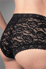 Stretch Lace Short - Black
