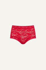 Stretch Lace Short - Red
