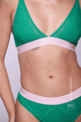 Synergy Lace Bralette - Emerald - Lemonade Dolls