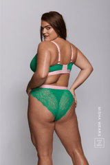 Synergy Lace Brief - Emerald - Lemonade Dolls