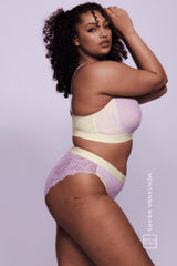 Synergy Lace Brief - Pastel Yellow