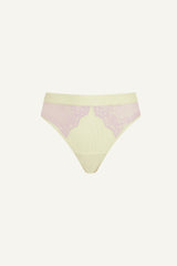 Synergy Lace Brief - Pastel Yellow