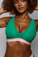 Synergy Lace Fuller Cup Bra - Emerald