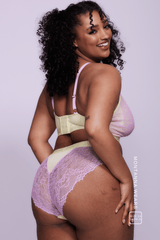 Synergy Lace Fuller Cup Bralette & Brief - Yellow