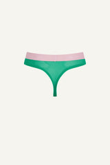 Synergy Lace Thong - Emerald