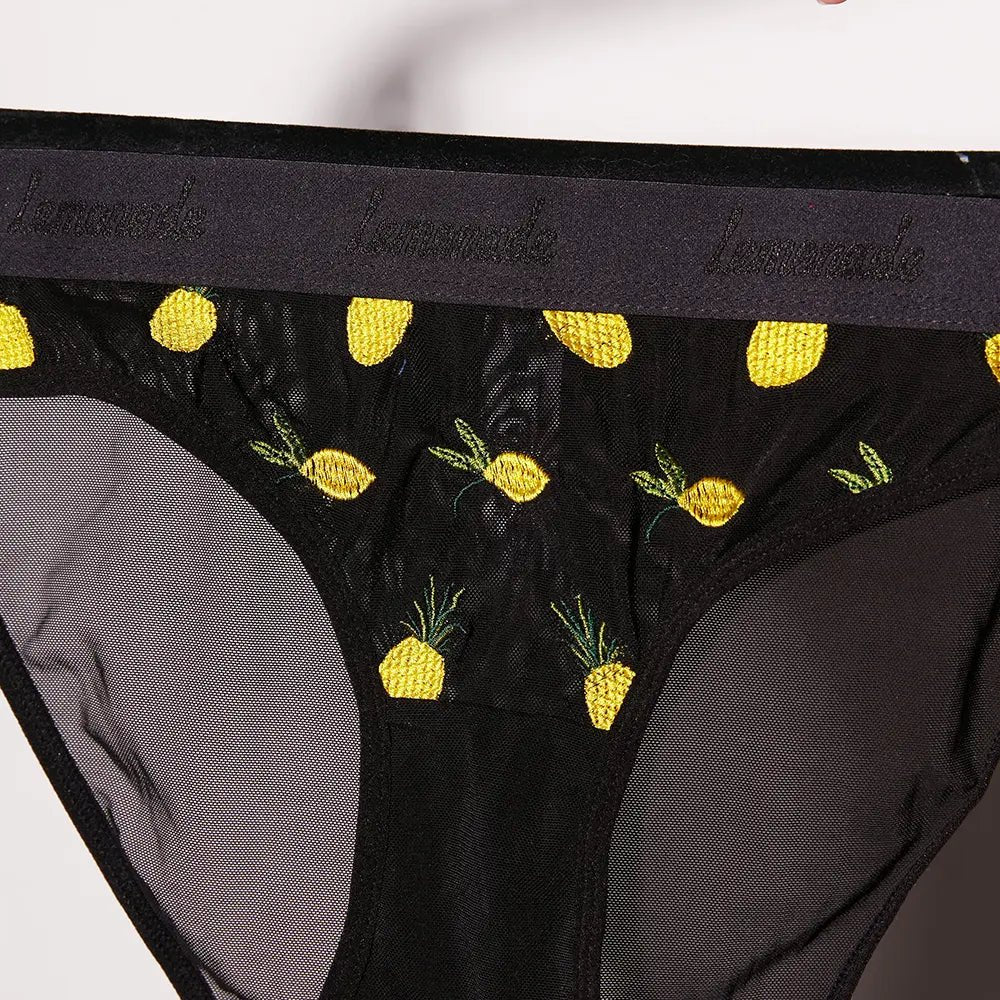 The Lemon Embroidery Cheeky Brief - Lemonade Dolls