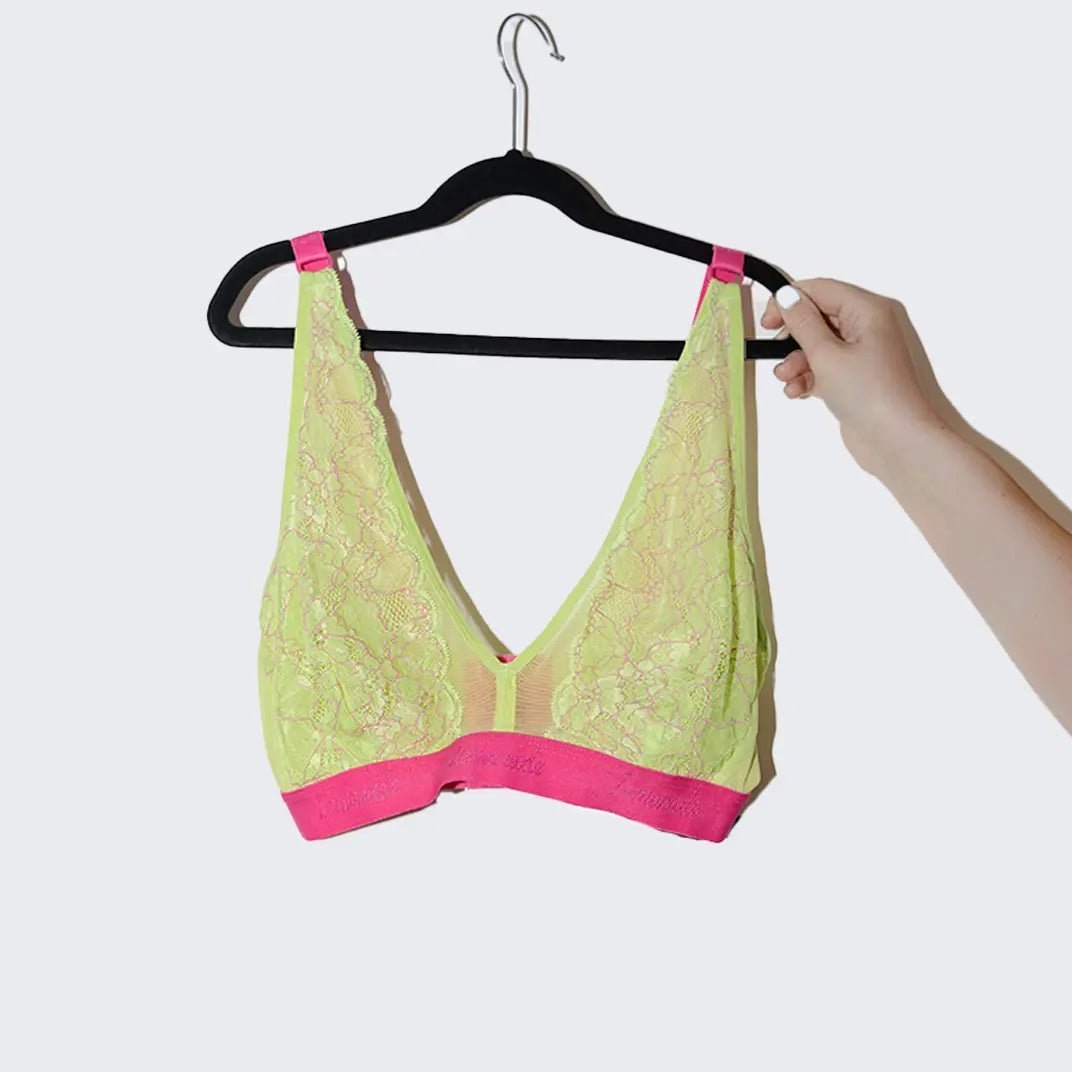 The Raised Lace Fuller Cup Bra - Lemonade Dolls