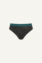 Wicked Elphaba Shimmer Lace Brief - Black - Lemonade Dolls