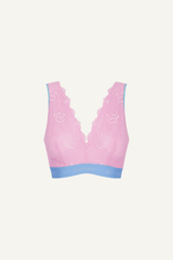 Wicked Glinda Picot Lace Fuller Cup Bralette - Trilogy Light Pink - Lemonade Dolls