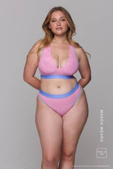 Wicked Glinda Picot Lace Fuller Cup & Brief Set – Trilogy Light Pink - Lemonade Dolls