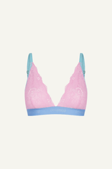 Wicked Glinda Picot Lace Trilogy Bralette - Light Pink - Lemonade Dolls