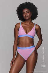 Wicked Glinda Picot Lace Trilogy Brief - Light Pink - Lemonade Dolls