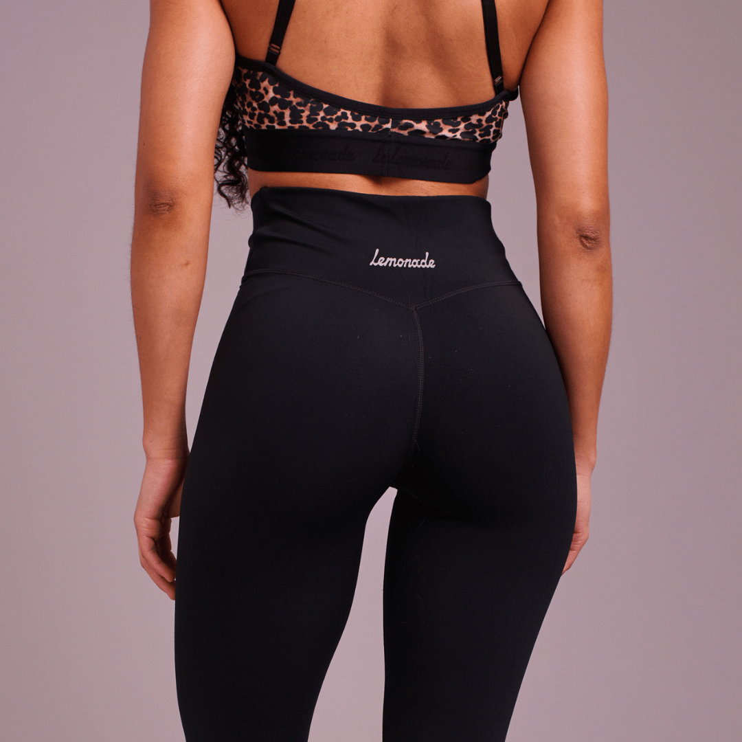 Wrap Waist Legging - Black - Lemonade Dolls